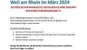 Podiumsdiskussion zur OB Wahl in Weil am Rhein